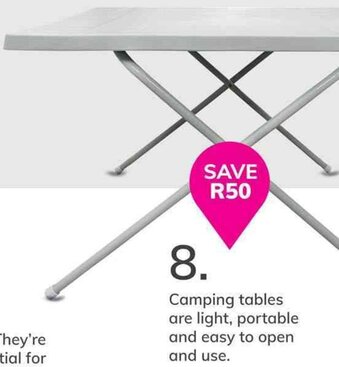 Adjustable Camping Table