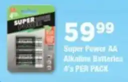 OK Grocer Super Power AA Alkaline Batteries offer