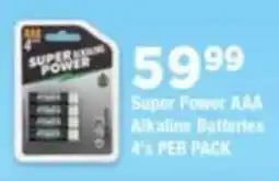 OK Grocer Super Power AAA Alkaline Batteries offer