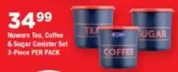 OK Grocer Nuware Tea, Coffee & Sugar Canister Set offer