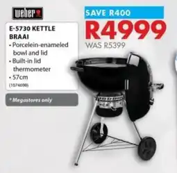 Chamberlain Weber kettle braai offer