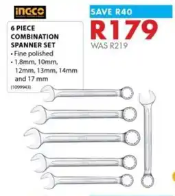 Chamberlain Ingco combination spanner set offer