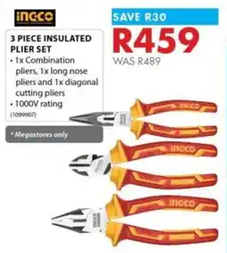 Chamberlain Ingco insulated plier set offer