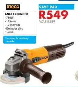 Chamberlain Ingco angle grinder offer