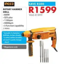 Chamberlain Ingco rotary hammer drill offer