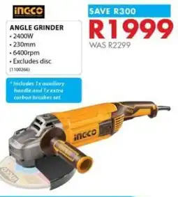 Chamberlain Ingco angle grinder offer