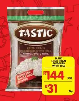 Shoprite Tastic Long Grain Parboiled White Rice offer