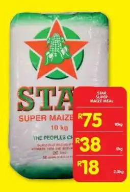 Shoprite STAR SUPER MAIZE MEAL offer