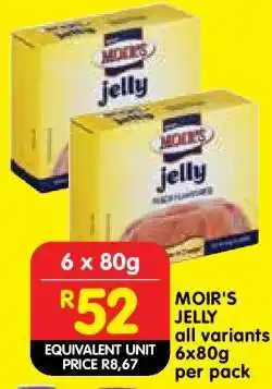 Shoprite MOIR'S JELLY offer