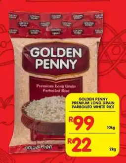 Shoprite GOLDEN PENNY PREMIUM LONG GRAIN PARBOILED WHITE RICE offer