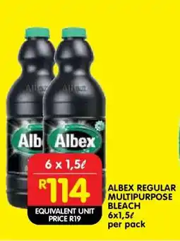 Shoprite ALBEX REGULAR MULTIPURPOSE BLEACH offer