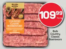 Pick n Pay Bulk Country Classic Boerewors offer