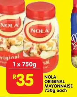 Shoprite Nola Original Mayonnaise-750g Each offer