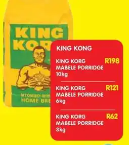 Shoprite KING KORG MABELE PORRIDGE 10kg offer