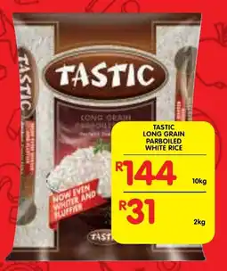 Shoprite Tastic long grain parboiled white rice offer