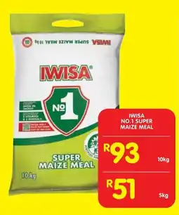 Shoprite Iwisa no.1 super maize meal offer