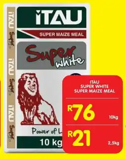 Shoprite Itau super white super maize meal offer
