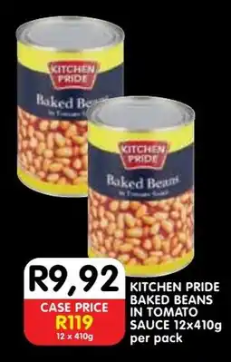Shoprite Kitchen pride baked beans in tomato sauce offer