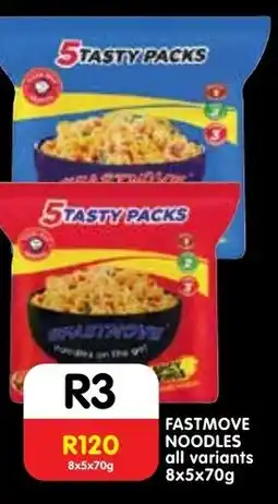Shoprite Fastmove noodles offer