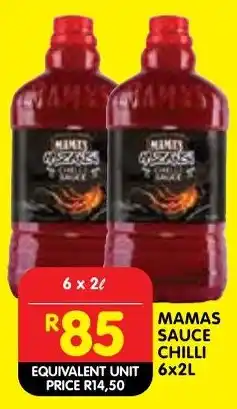 Shoprite Mamas sauce chilli offer