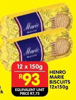 Shoprite Henro marie biscuits offer