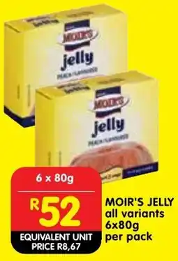 Shoprite Moir's jelly offer
