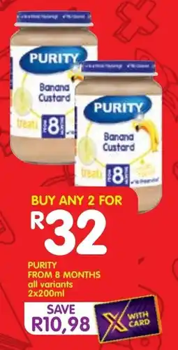 Shoprite Purity from 8 months offer