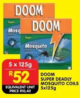 Shoprite Doom super deadly mosquito coils offer