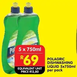 Shoprite Polagric dishwashing liquid offer