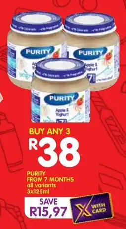 Shoprite Purity from 7 months offer