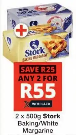Checkers Stork Baking/ White Margarine offer