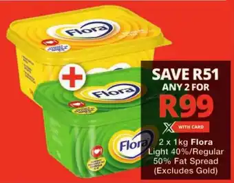 Flora Light 40%/ Regular 50% Fat Spread (