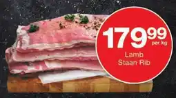 Checkers Lamb Staan Rib offer