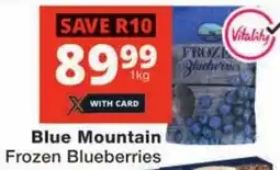 Checkers Blue Mountain Frozen Blueberries offer