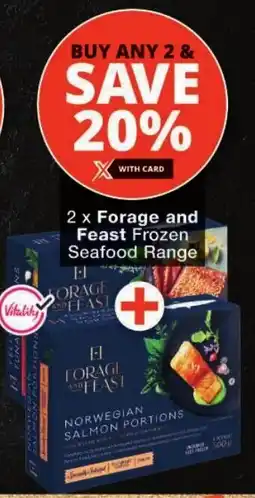 Checkers Forage and Feast Frozen Seafood Range offer