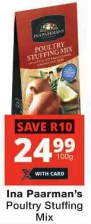 Checkers Ina Paarman's Poultry Stuffing Mix offer