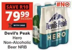 Checkers Devil's Peak Hero Non-Alcoholic Beer NRB offer