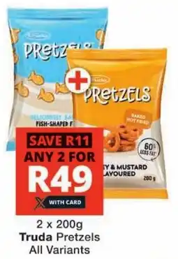 Checkers Truda Pretzels All Variants offer