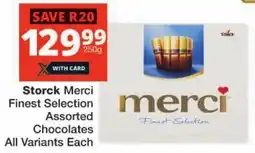 Checkers Storck Merci Finest Selection Assorted Chocolates All Variants offer