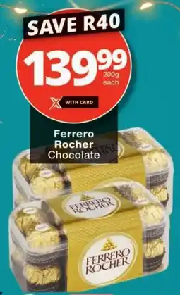 Checkers Ferrero Rocher Chocolate offer