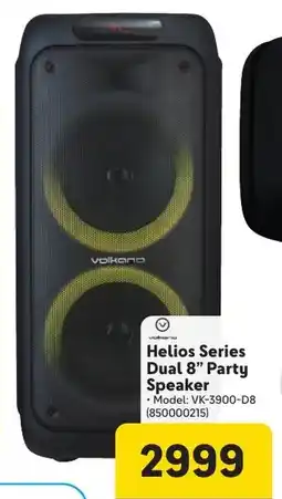 Makro Volkano Helios Series Dual 8" Party Speaker offer