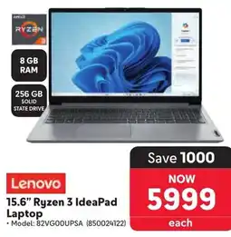 Makro Lenovo 15.6" Ryzen 3 IdeaPad Laptop offer