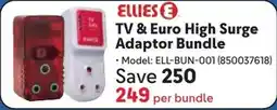 Makro Ellies TV & Euro High Surge Adaptor Bundle offer
