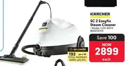 Makro Karcher SC 2 Easyfix Steam Cleaner offer