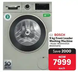 Makro BOSCH Front Loader Washing Machine offer