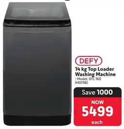 Makro DEFY Top Loader Washing Machine offer