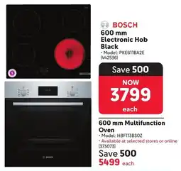Makro BOSCH Electronic Hob Black offer