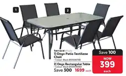 Makro Terrace Leisure Onyx Patio Textilene Chair offer