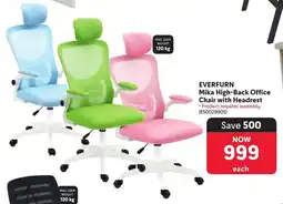 Makro Everfurn Mika High-Back Office Chair with Headrest offer