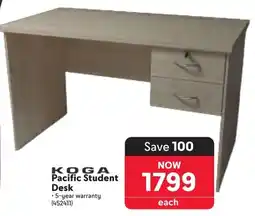 Makro KOGA Pacific Student Desk offer